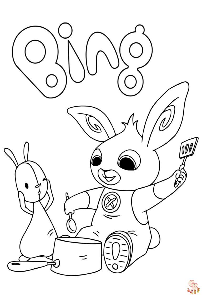 Coloriage Bing