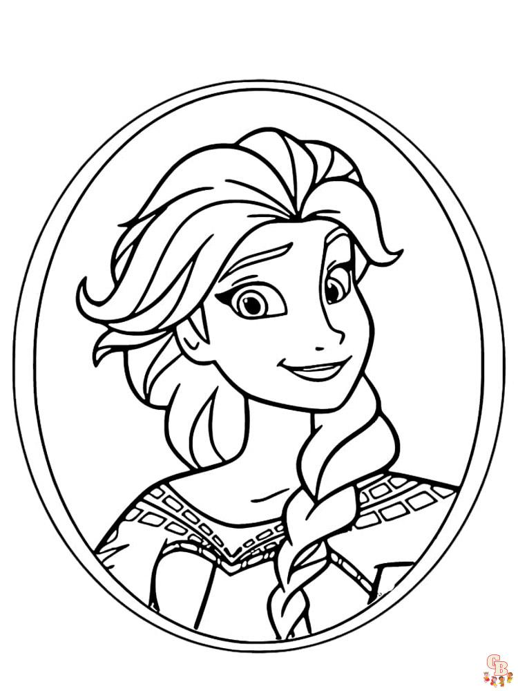 Coloriage Frozen 46