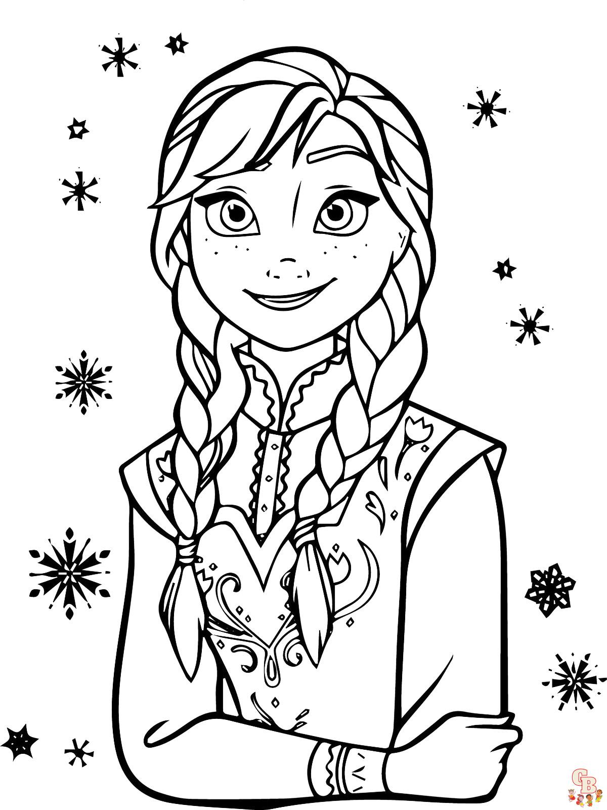 Frozen coloriage