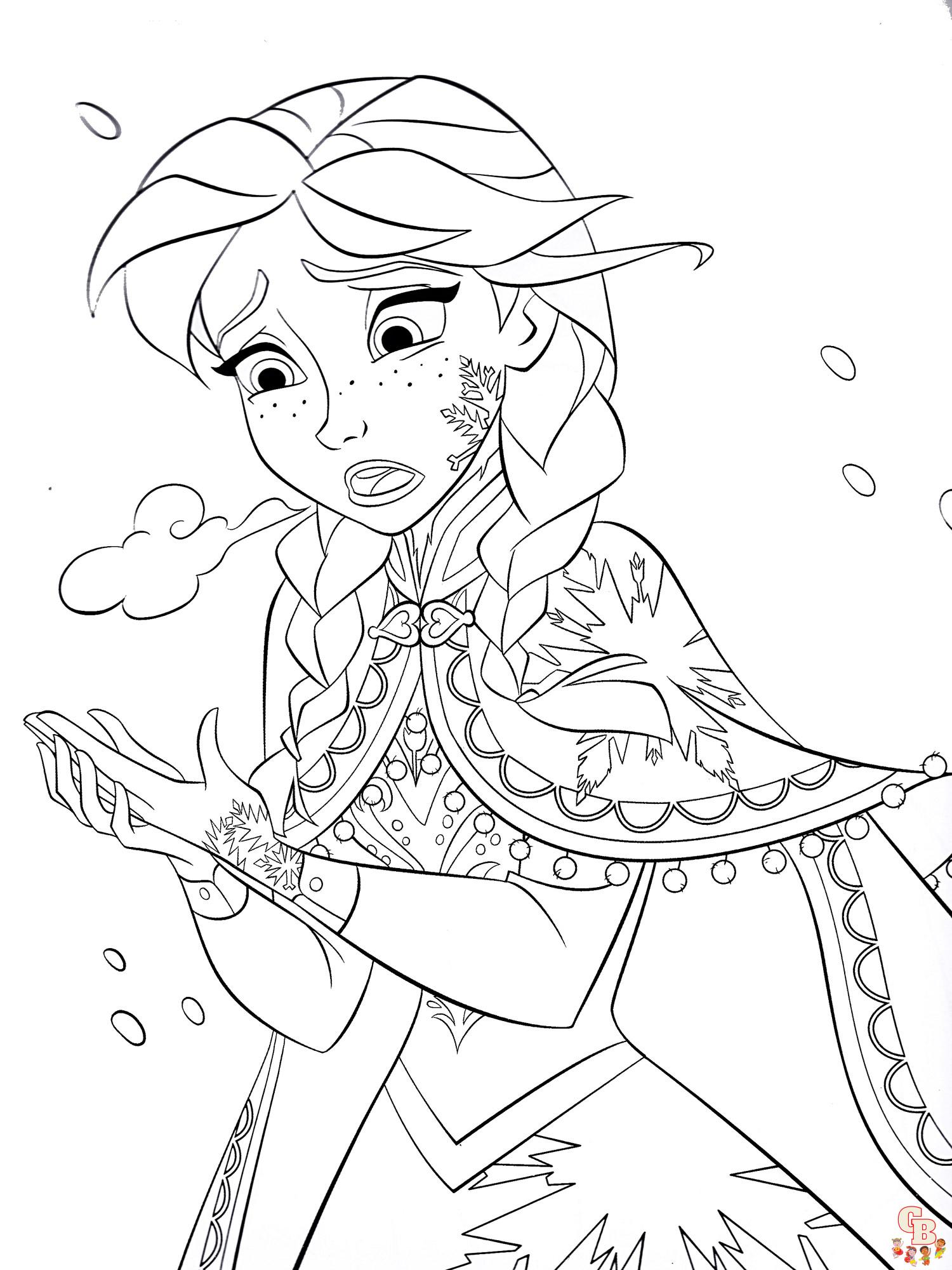 Frozen coloriage