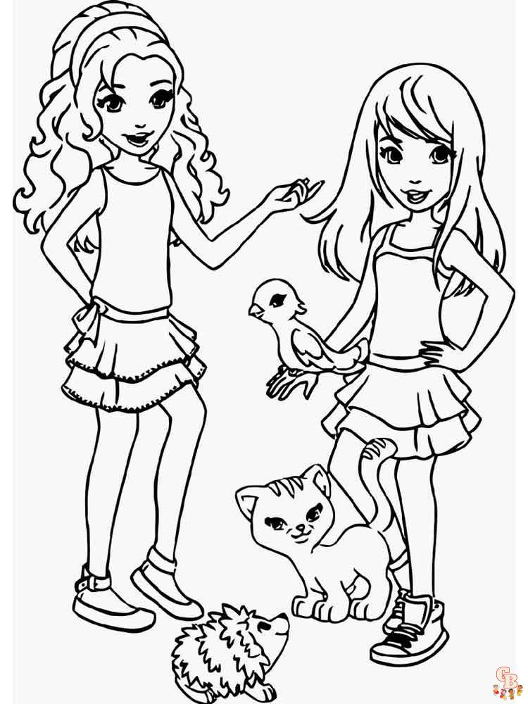 Coloriage Lego Friends