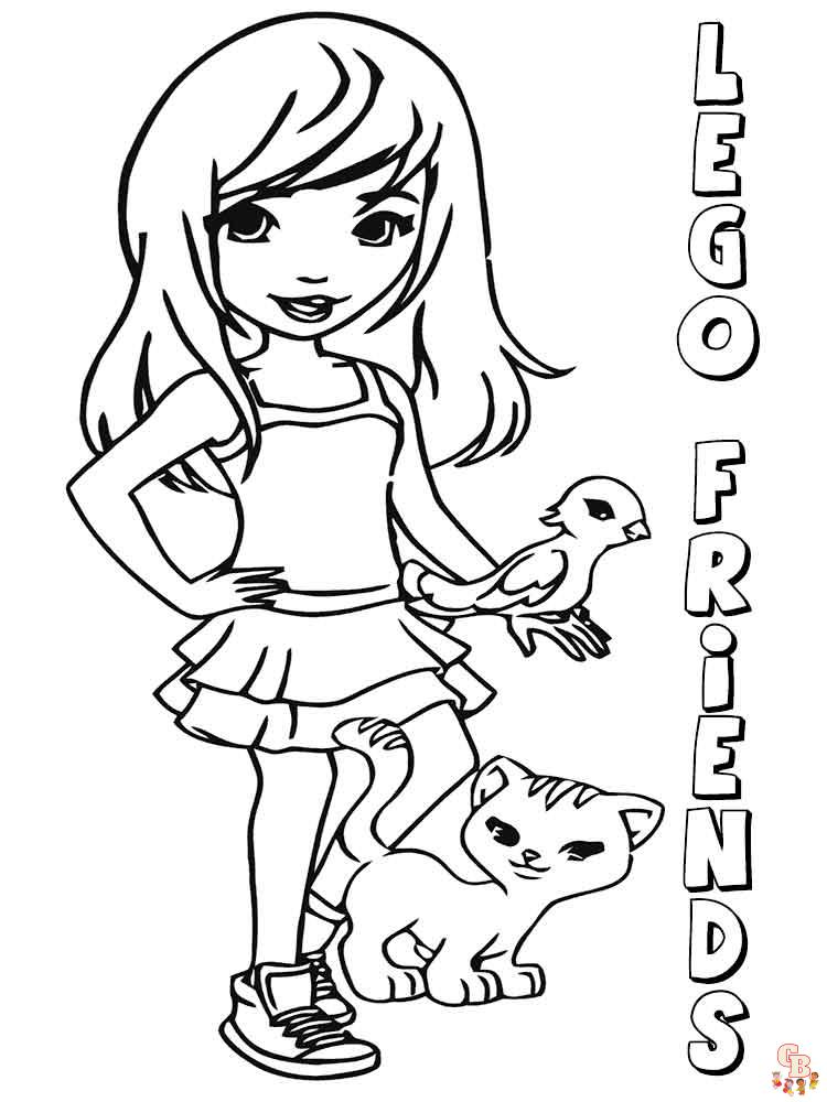 Coloriage Lego Friends