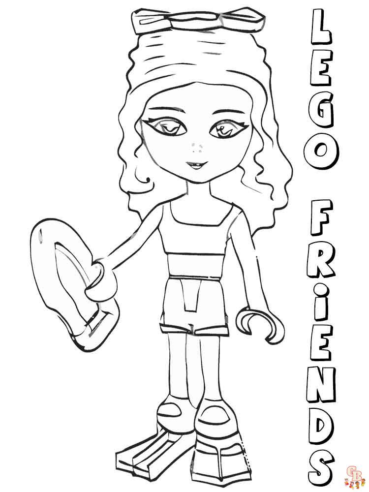 Coloriage Lego Friends