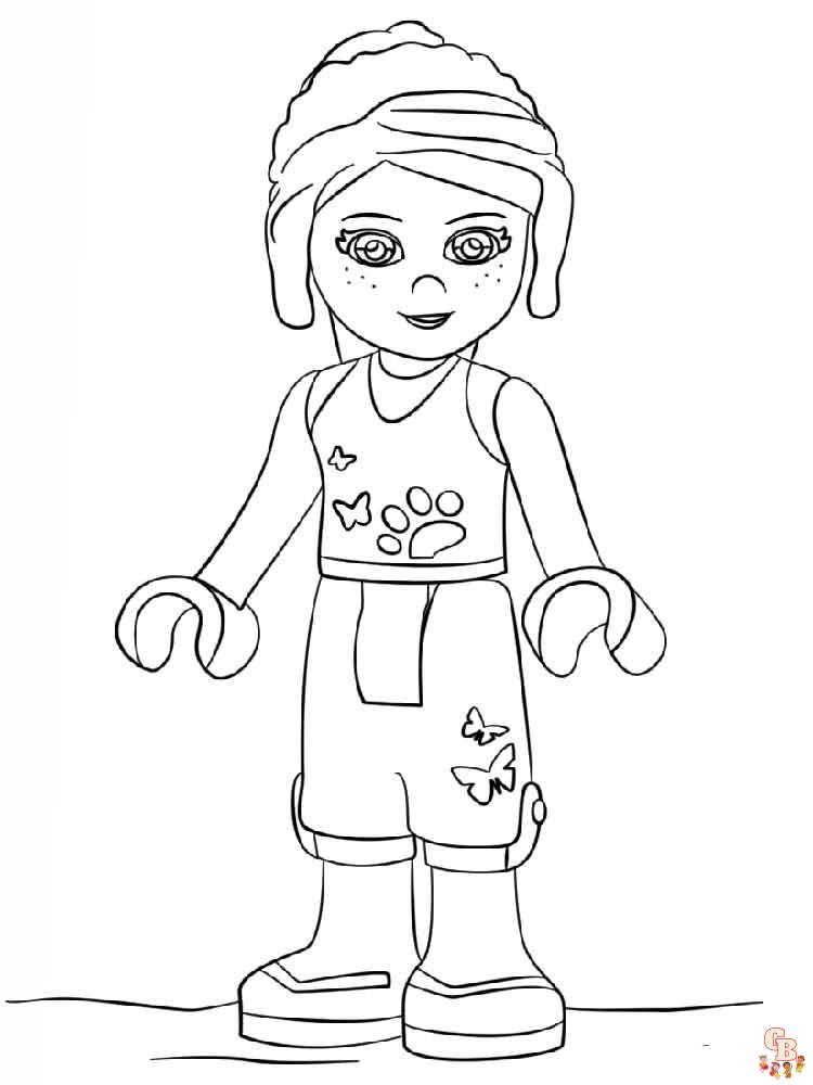 Coloriage Lego Friends