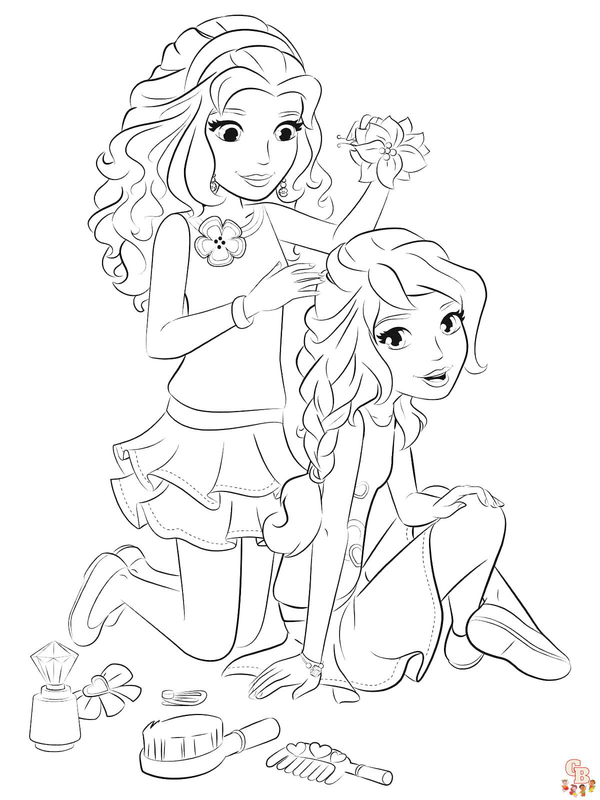 Coloriage Lego Friends