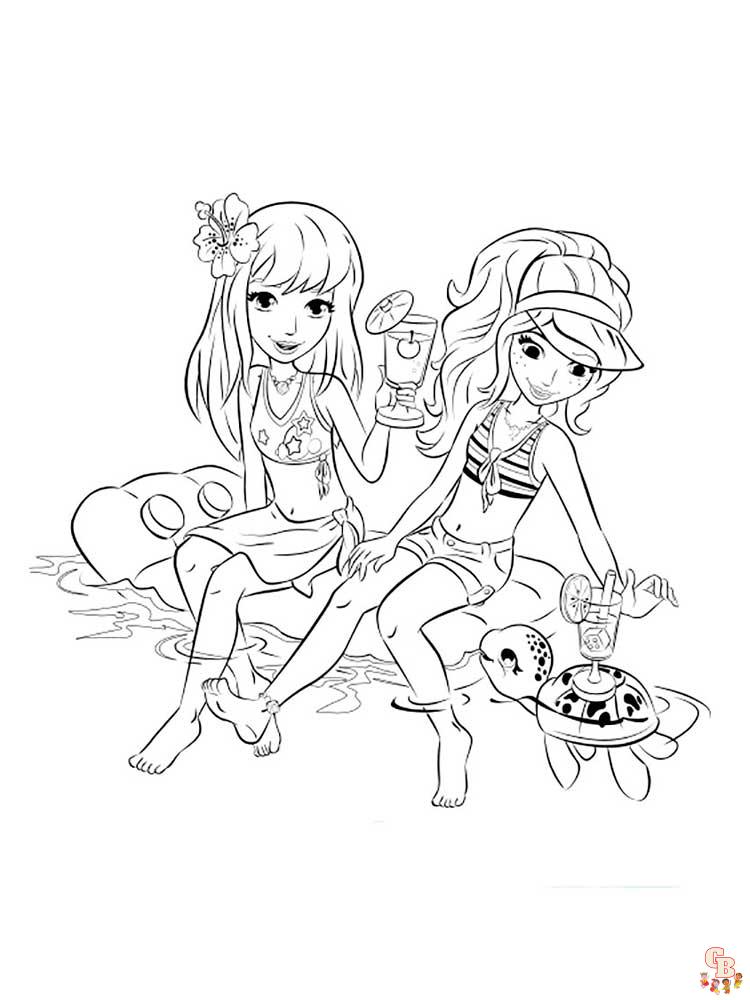 Coloriage Lego Friends