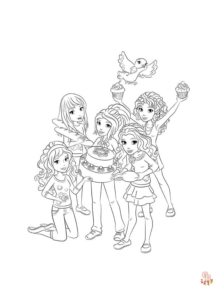 Coloriage Lego Friends