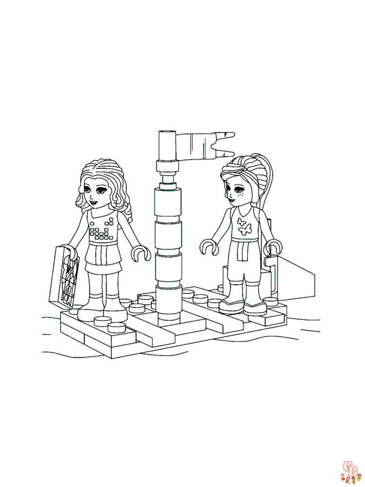 Coloriage Lego Friends