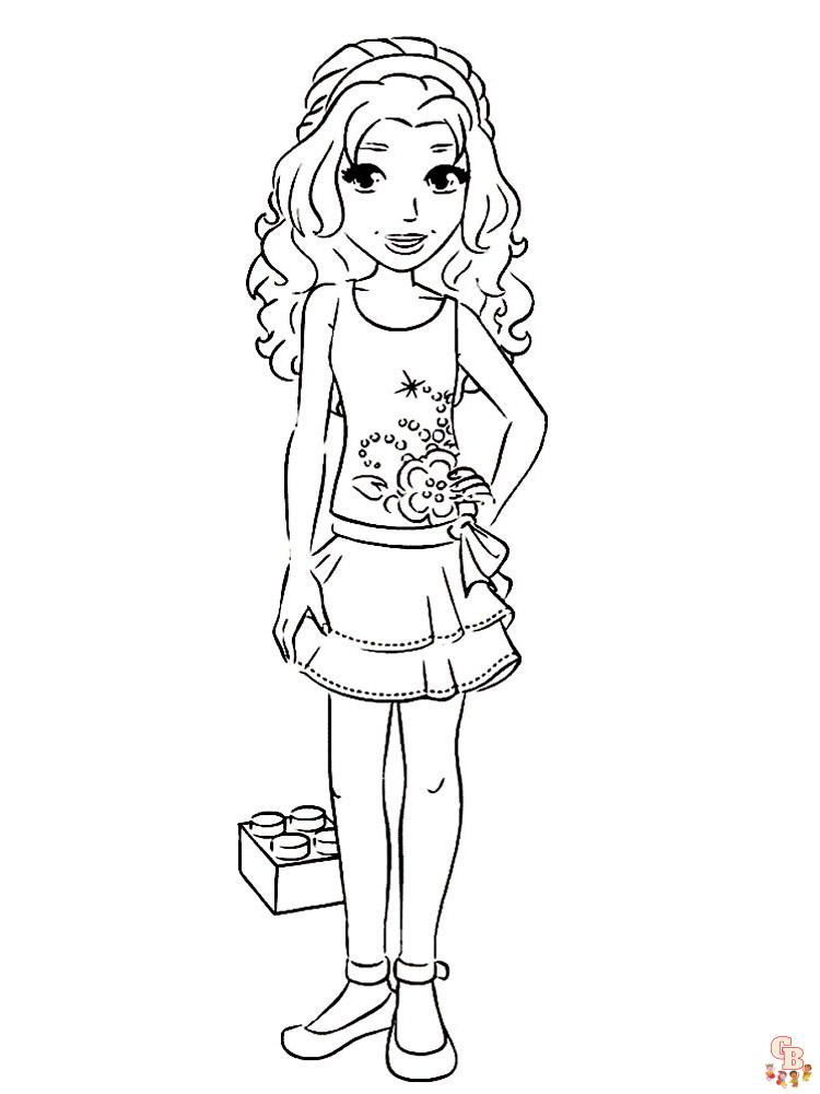 Coloriage Lego Friends