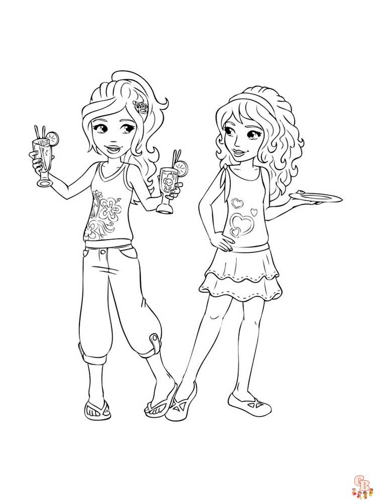 Coloriage Lego Friends