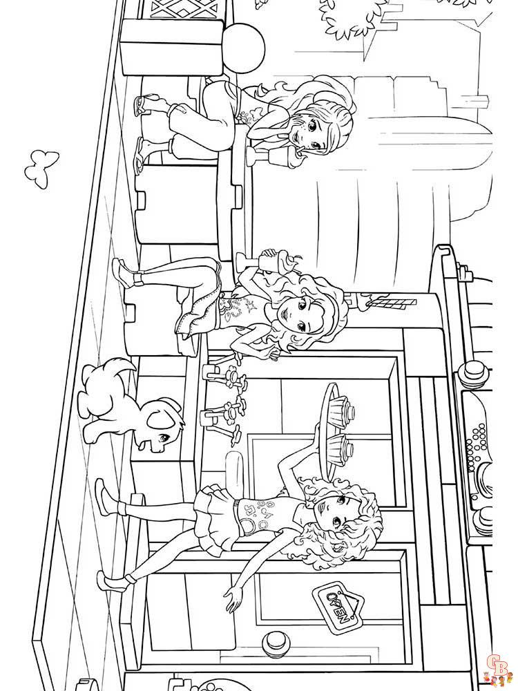 Coloriage Lego Friends