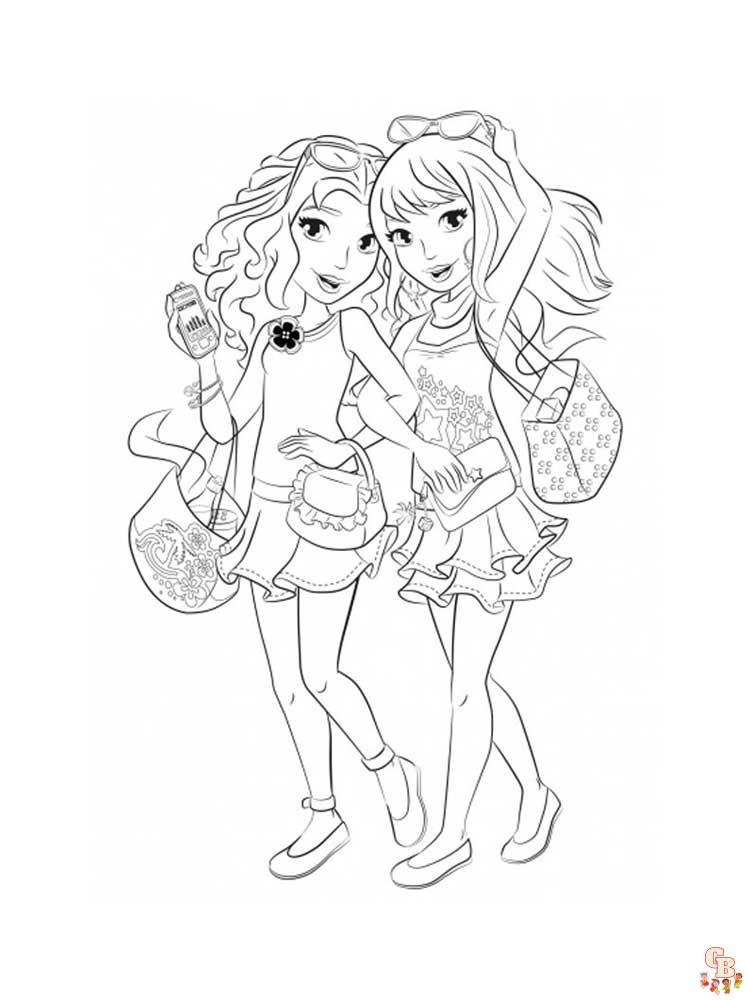 Coloriage Lego Friends