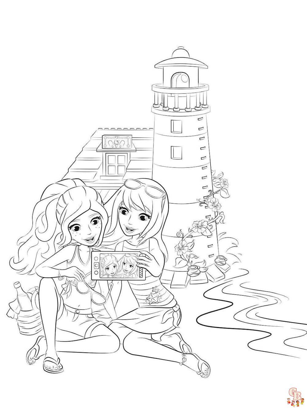 Coloriage Lego Friends