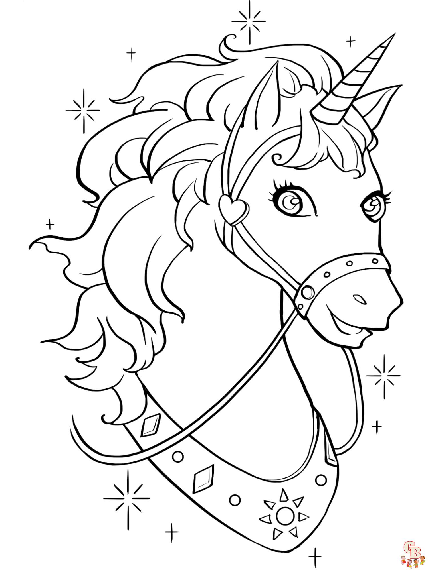 Coloriage Licorne 