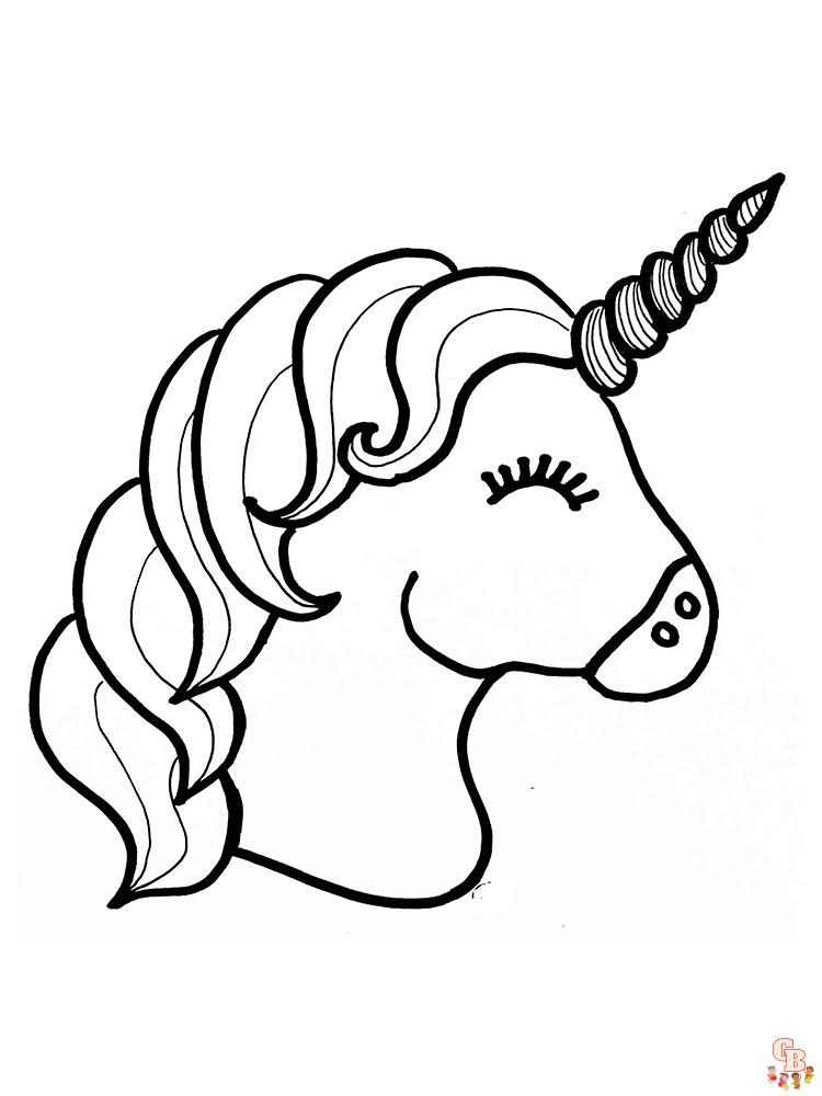 Coloriage Licorne