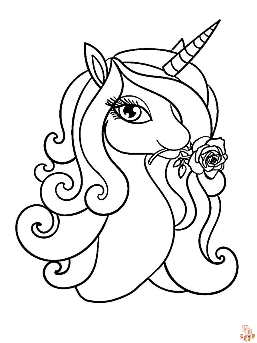 Coloriage Licorne