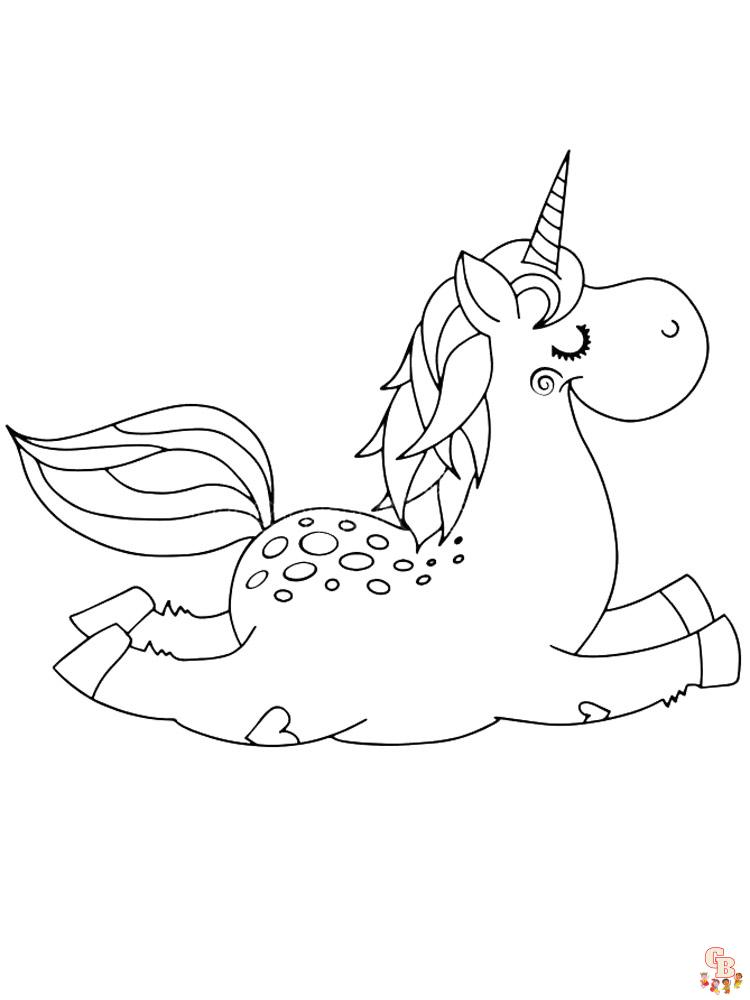 Coloriage Licorne