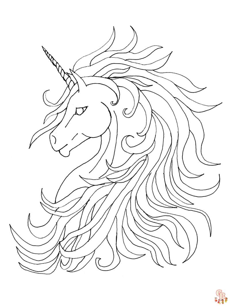 Coloriage Licorne