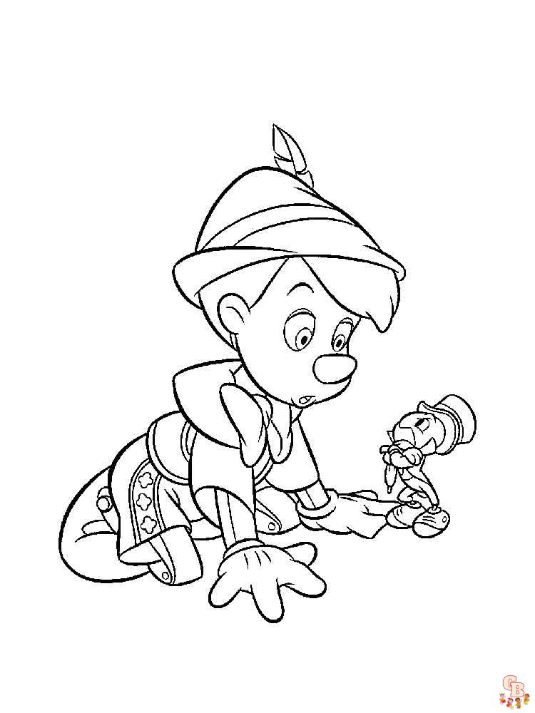 Coloriage Pinocchio