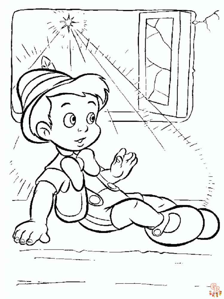 Coloriage Pinocchio