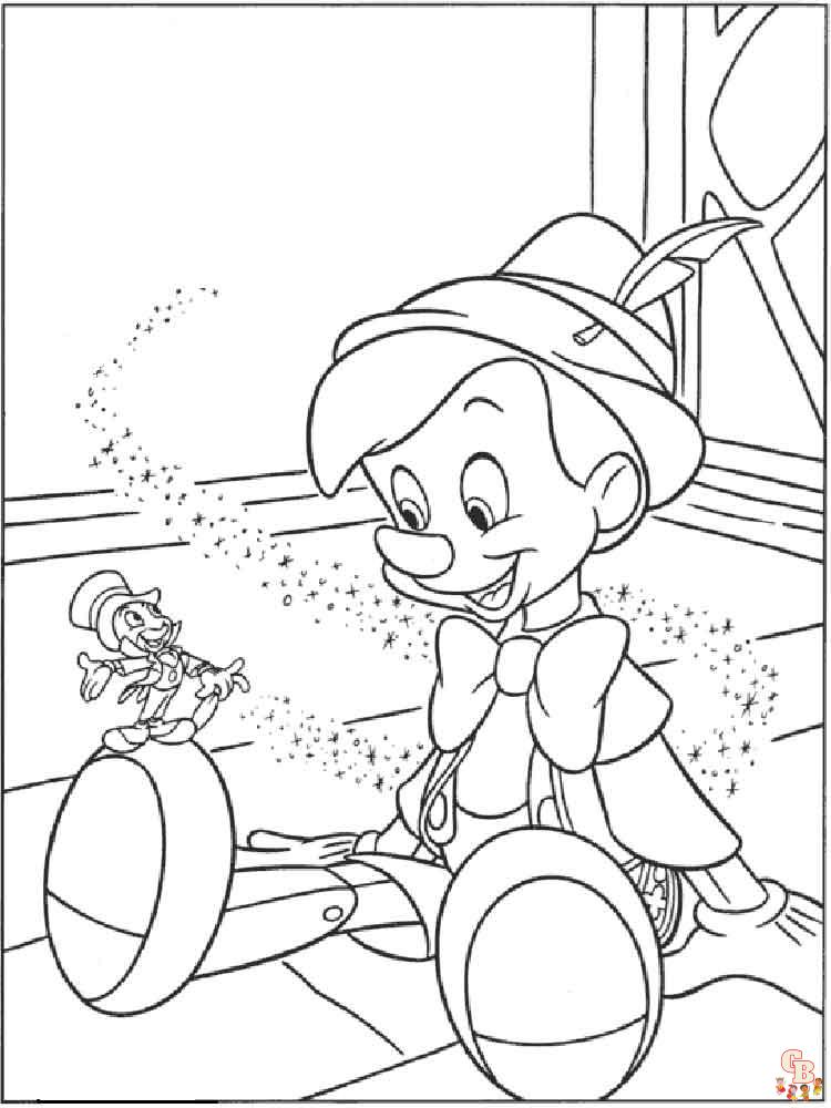 Coloriage Pinocchio