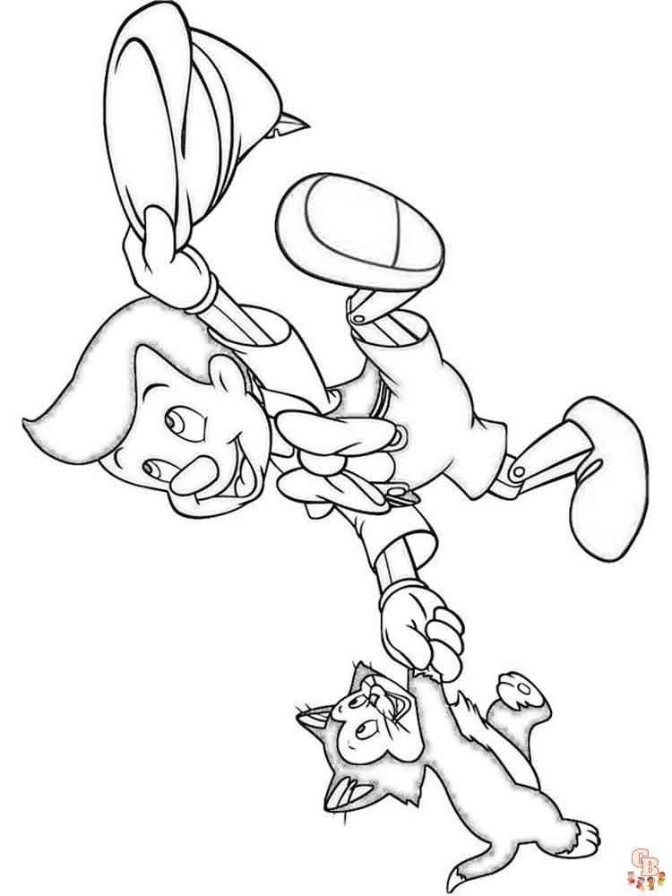 Coloriage Pinocchio