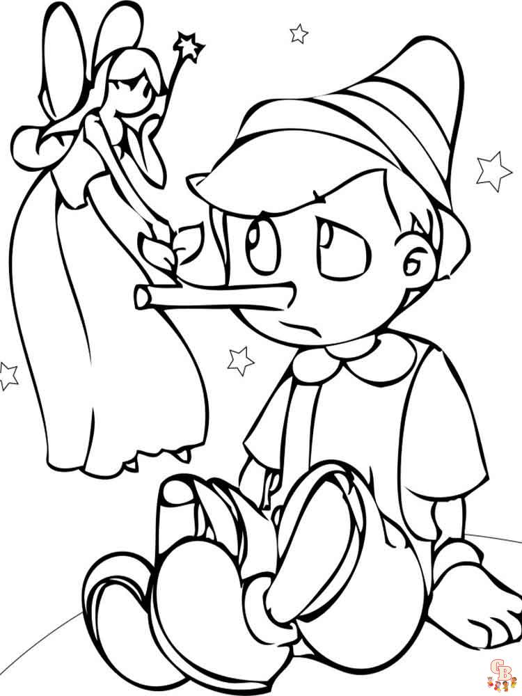 Coloriage Pinocchio