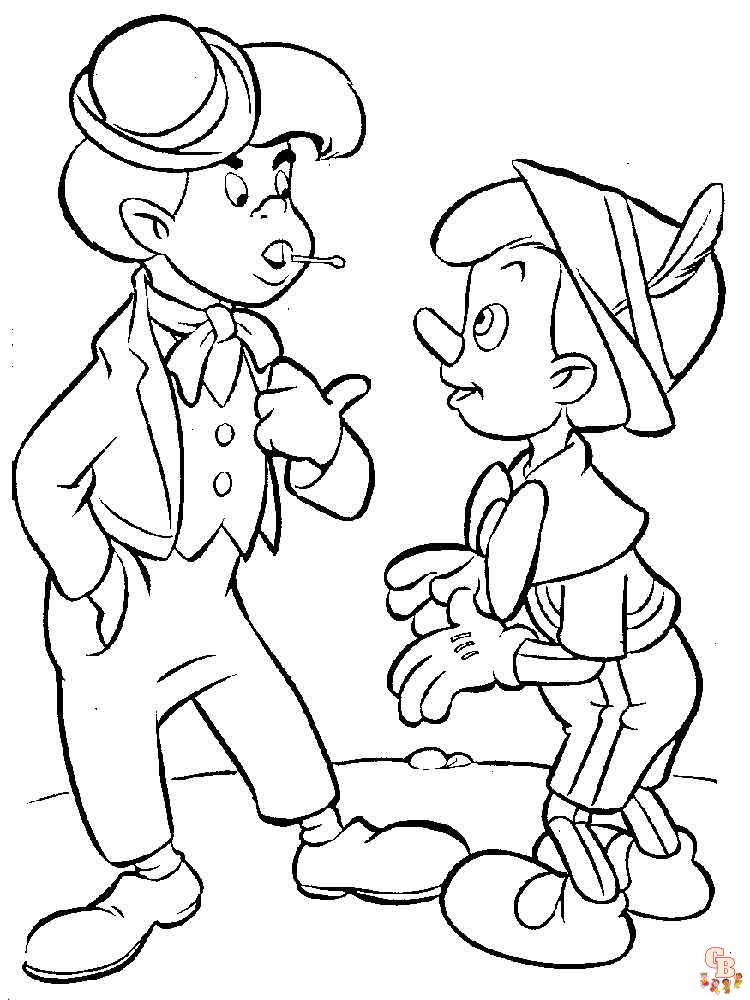 Coloriage Pinocchio