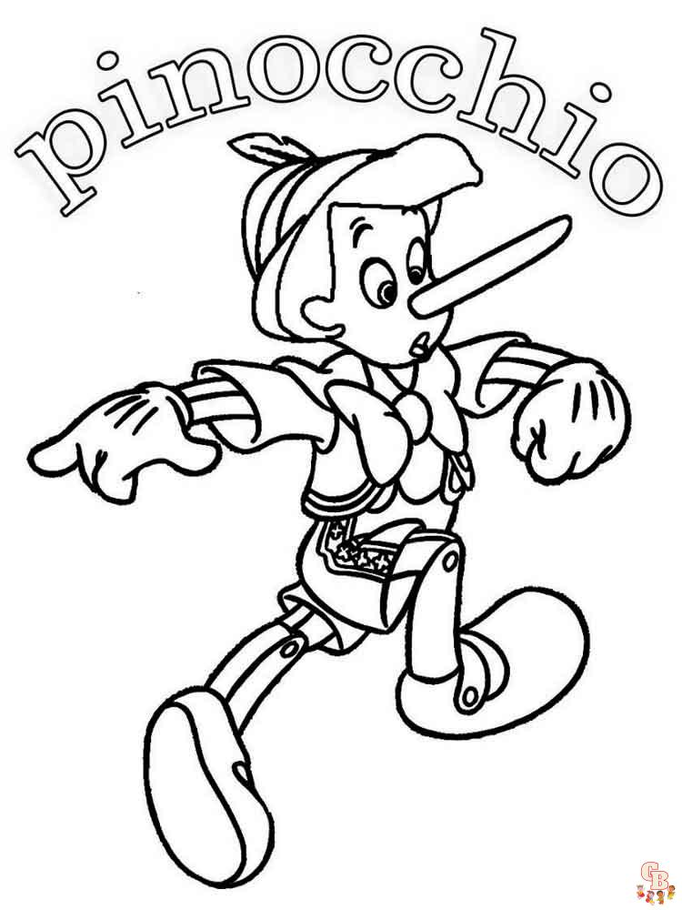 Coloriage Pinocchio