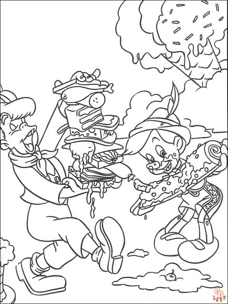 Coloriage Pinocchio