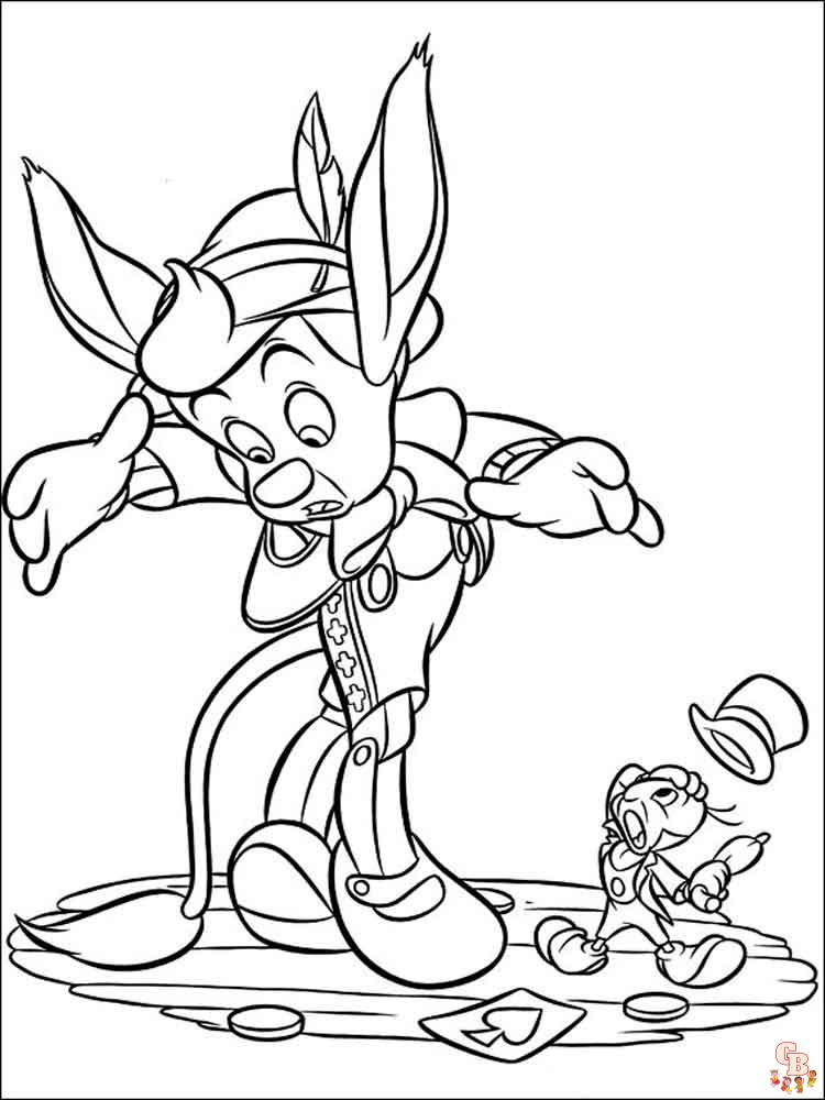 Coloriage Pinocchio