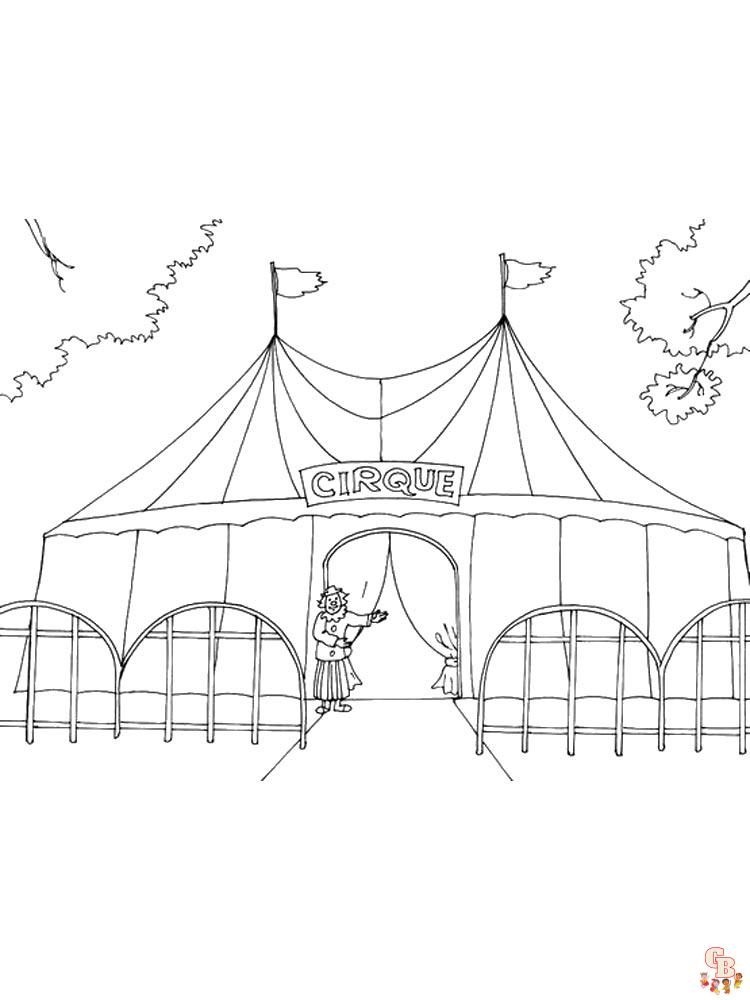 Coloriage cirque