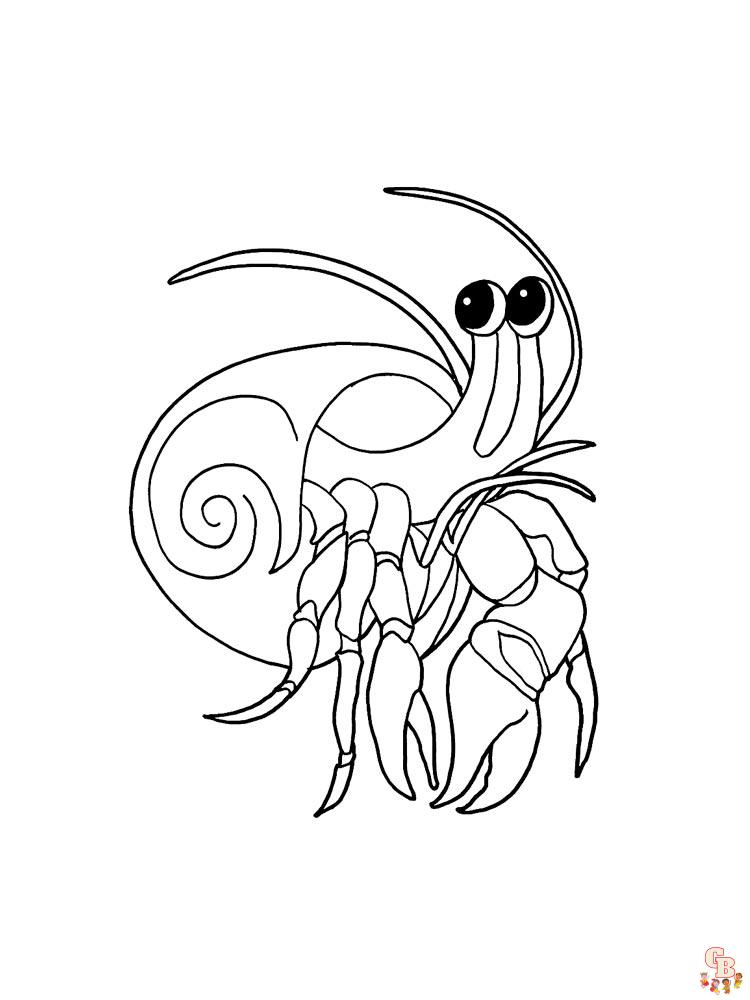 Coloriage crabes