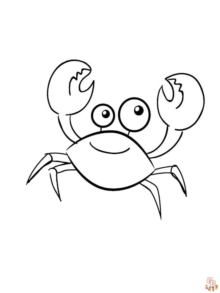 Coloriage crabes