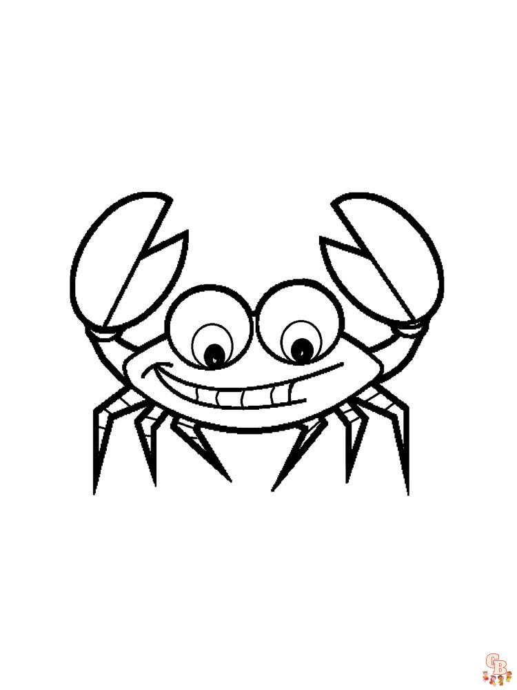 Coloriage crabes