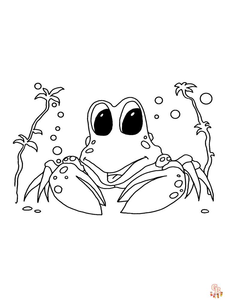 Coloriage crabes