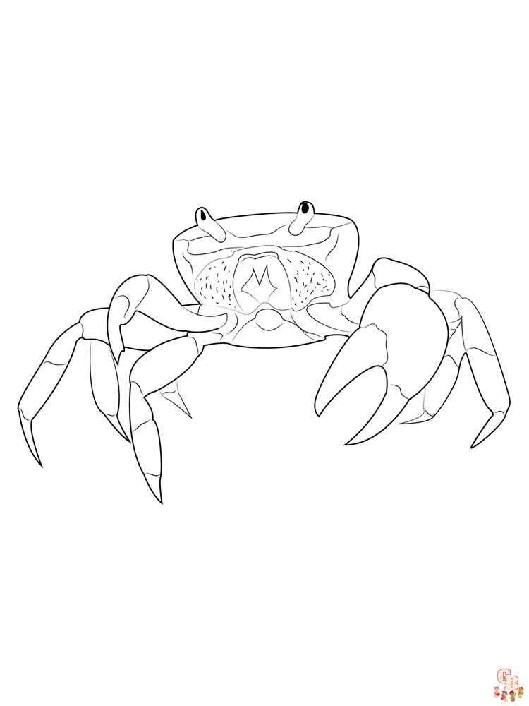 Coloriage crabes