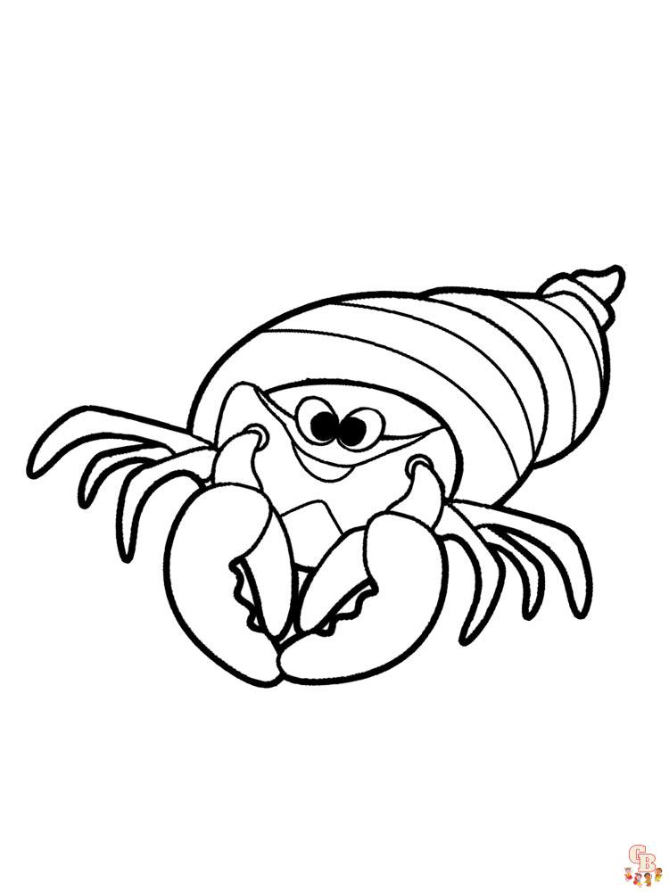 Coloriage crabes