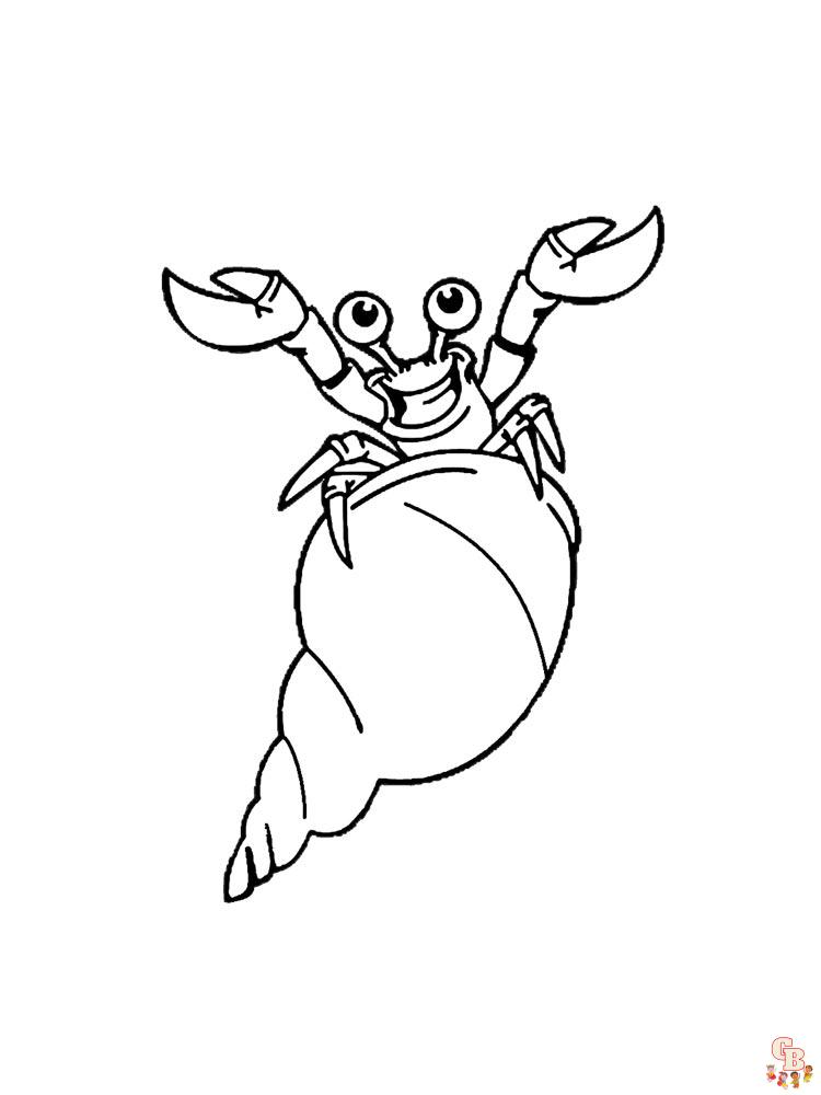 Coloriage crabes