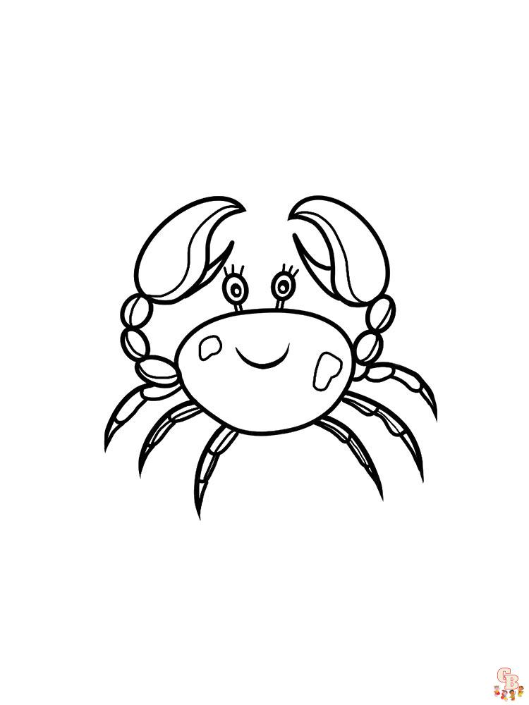 Coloriage crabes