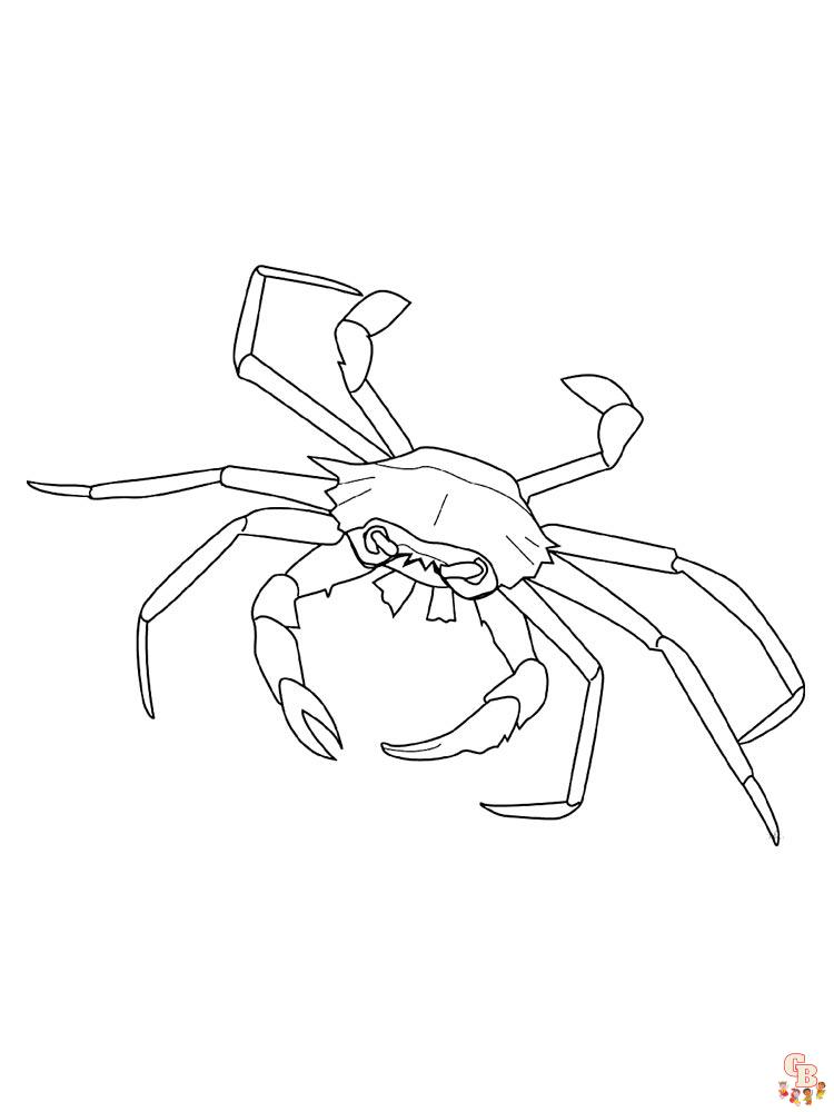 Coloriage crabes