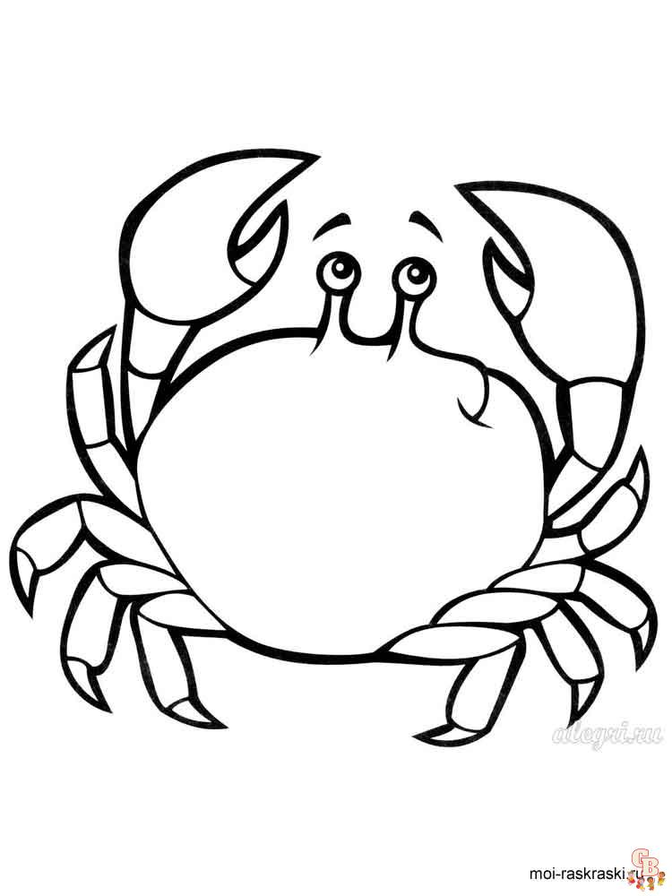 Coloriage crabes