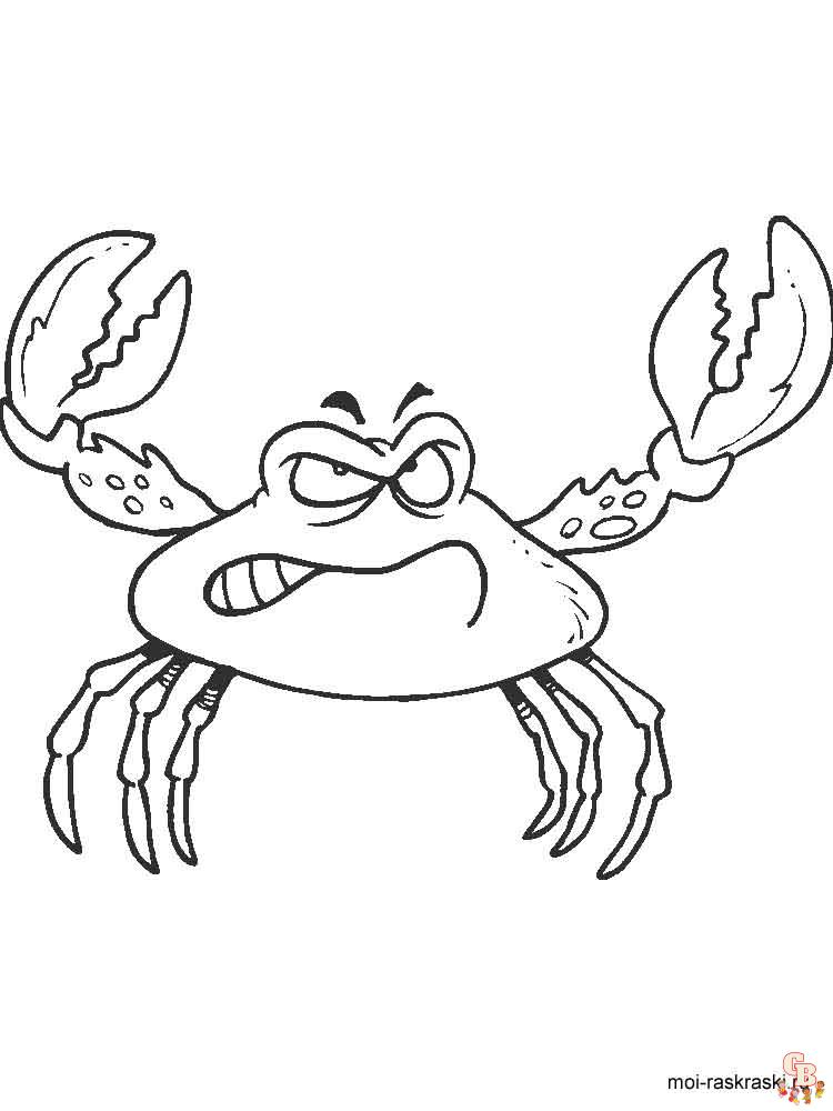 Coloriage crabes