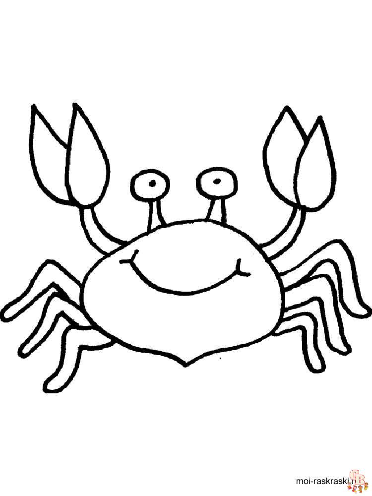 Coloriage crabes