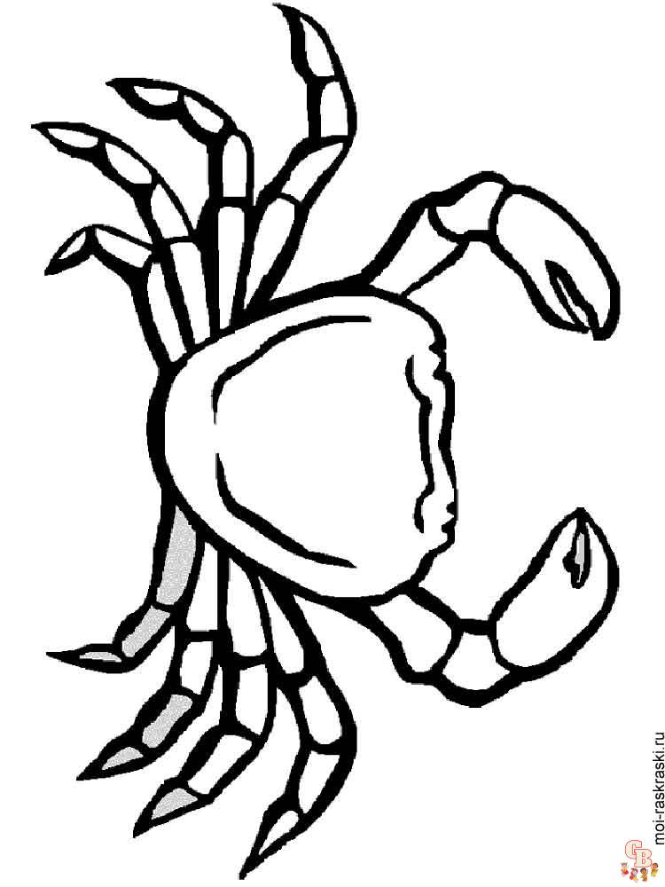 Coloriage crabes