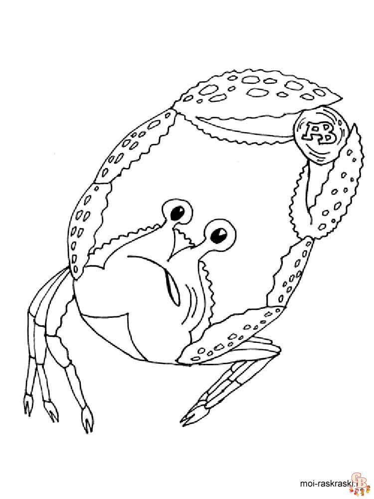 Coloriage crabes