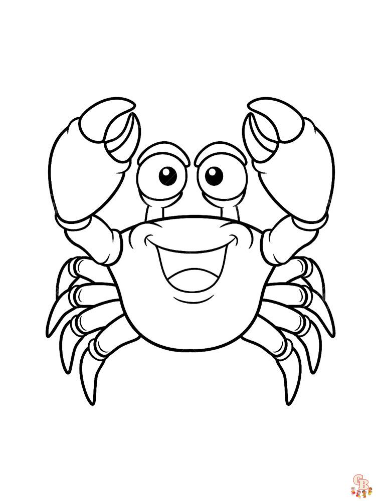 Coloriage crabes