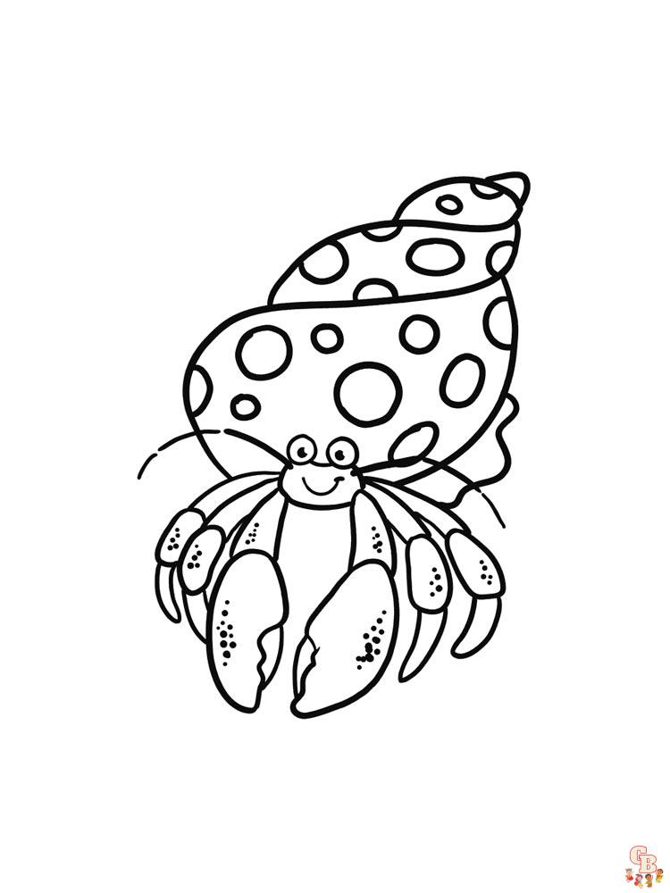 Coloriage crabes