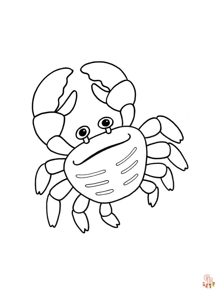 Coloriage crabes