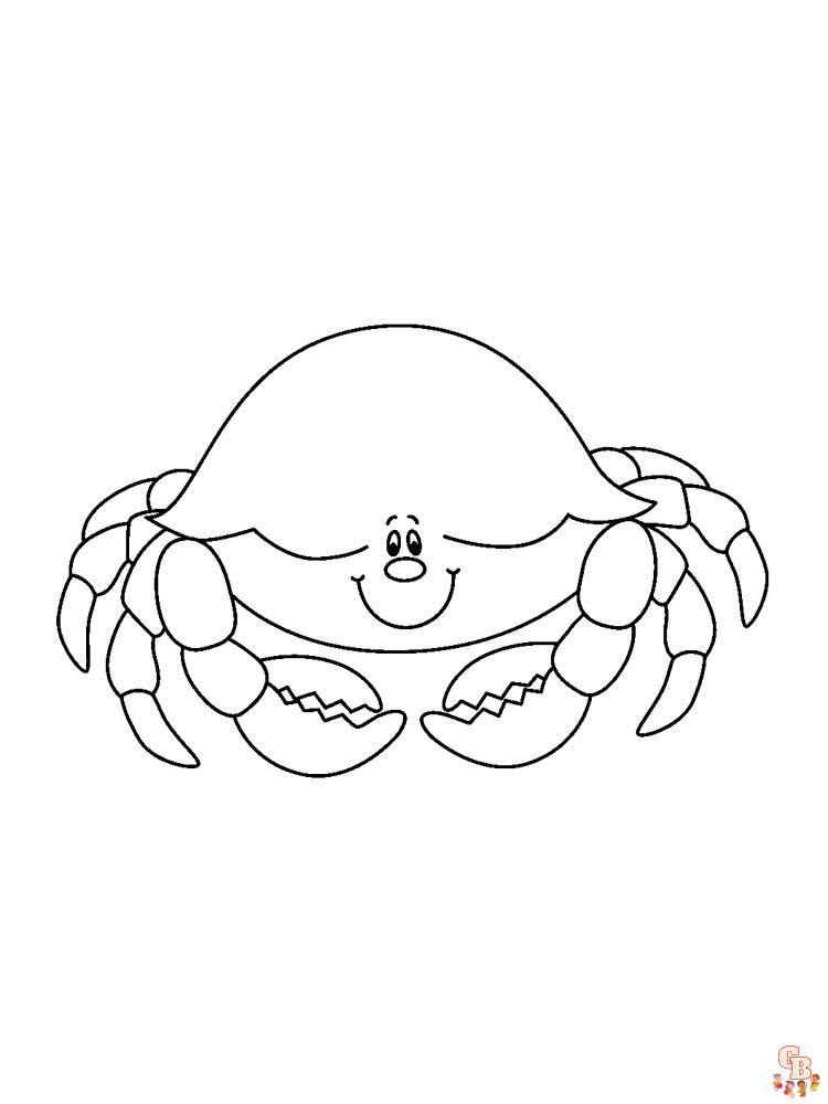 Coloriage crabes